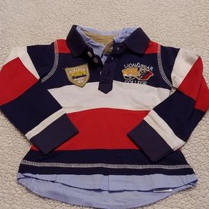 Kanz long sleeve polo shirt